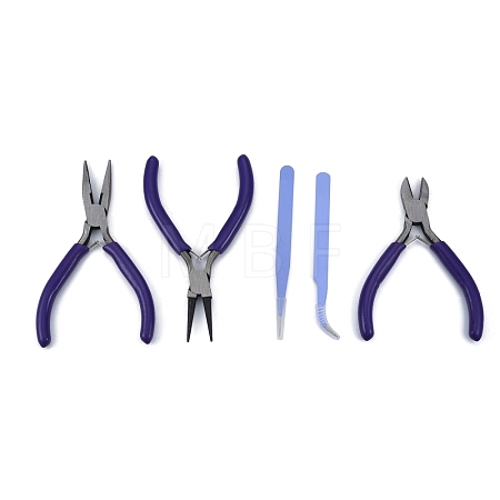 45# Steel Pliers & Tweezers Set TOOL-D059-07P-01-1