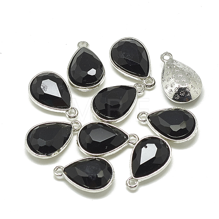 Alloy Glass Charms PALLOY-T028-7x10mm-02-1