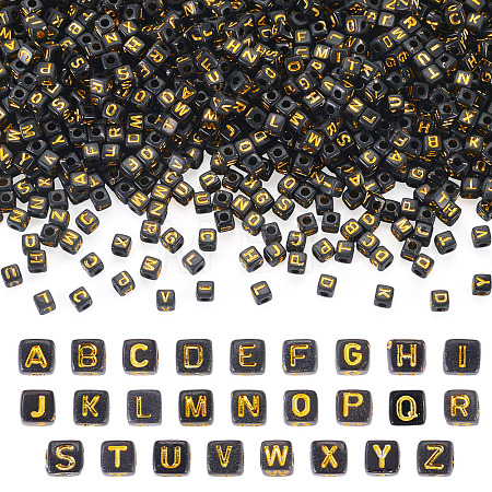 1300Pcs 26 Styles Opaque Acrylic Beads SACR-TA0001-78-1