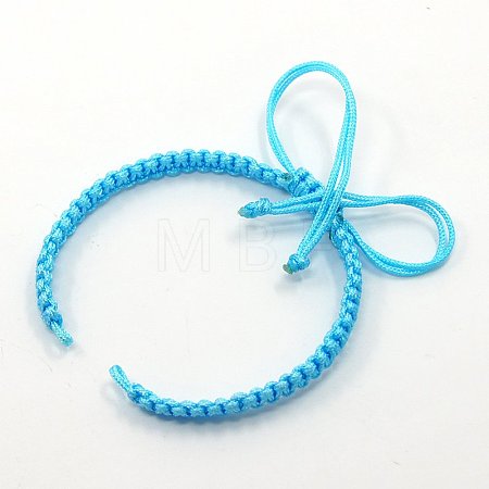 Braided Nylon Cord for DIY Bracelet Making AJEW-M001-06-1