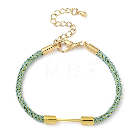 Braided Nylon Cord Bracelet Making MAK-L043-01G-13-1
