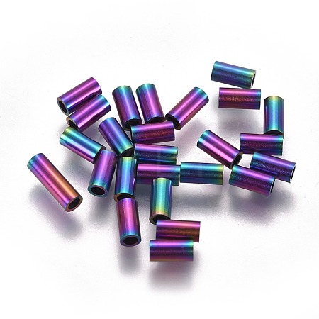 Ion Plating(IP) 304 Stainless Steel Tube Beads STAS-F224-01M-B-1