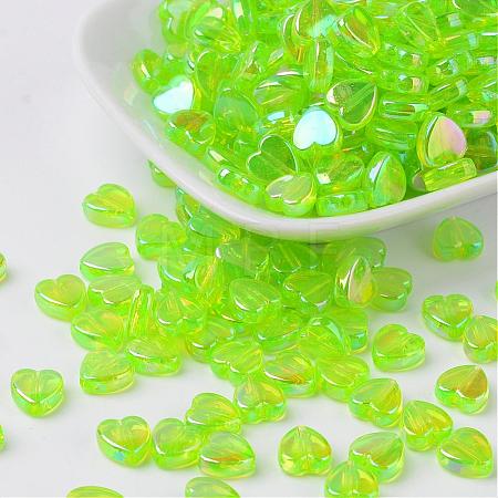 Eco-Friendly Transparent Acrylic Beads PL539-835-1