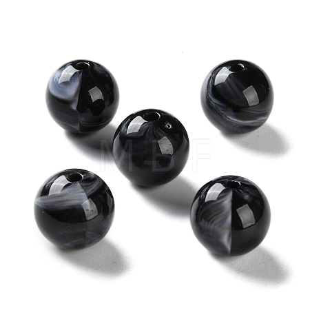 Opaque Acrylic Beads OACR-M015-12A-1
