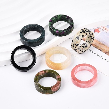 Natural & Synthetic Gemstone Finger Rings for Men G-T144-48M-1