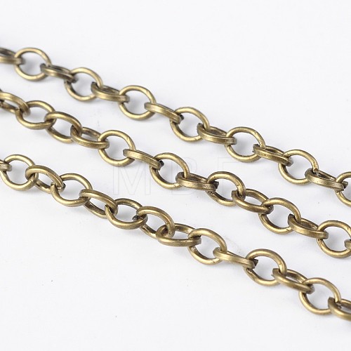 Iron Cable Chains CH-R022-4x4mm-AB-NF-1