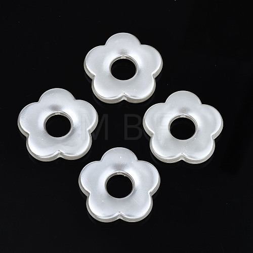 ABS Plastic Imitation Pearl Beads OACR-N008-128-1