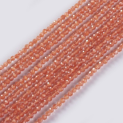 Glass Beads Strands EGLA-E057-02A-10-1