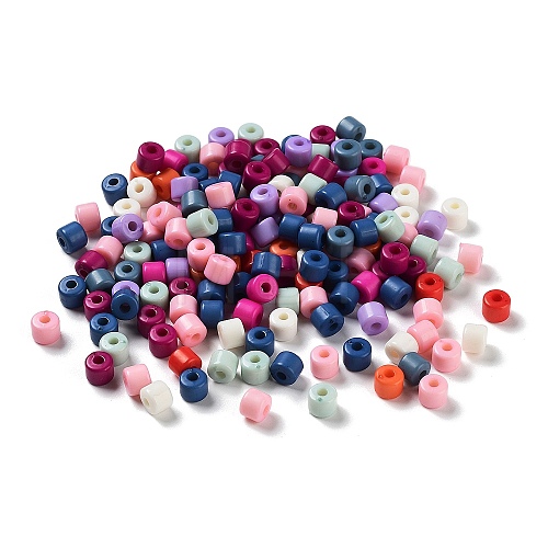 Opaque Acrylic Beads OACR-A027-12-1