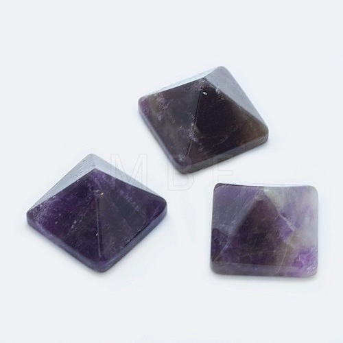 Natural Amethyst Cabochons G-G759-Y04-1