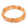 Bamboo Natural Topaz Jade Beads Stretch Bracelets for Women Men BJEW-K272-01Q-3