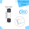 5Pcs PVC Plastic Transparent Storage Tube FIND-GA0008-68C-2