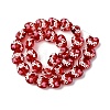 Glass Enamel Beads GLAA-Q125-01B-2