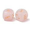 Natural Rose Quartz Dices G-T143-29-09-2