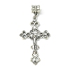 Tibetan Style Alloy European Dangle Charms PALLOY-JF02389-3