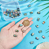 1 Strand Natural Abalone Shell/Paua Shell Beads Strands BSHE-BC0001-12-3