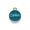 Alloy Enamel Pendants ENAM-S124-01A-05I-3