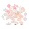 UV Plating Opaque Acrylic Beads OACR-G058-19A-1