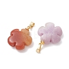 Natural Mixed Gemstone Pendants PALLOY-JF05213-3