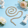 1Yard Floral Alloy & Rhinestone Hotfix Resin Rhinestone AJEW-HY0003-61-4