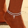 Alloy Chain Anklets for Women WGC4CD6-14-1