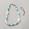 Synthetic Turquoise Mobile Straps X1-AJEW-SZC0005-46-1