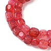 Natural Dragon Veins Agate(Dyed & Heated) Beads Strands G-G177-E18-03-3