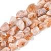 Raw Rough Natural Citrine Beads Strands G-N362-10A-01-2