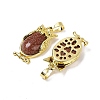 Synthetic Goldstone Pendant KK-F887-02G-14-2