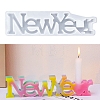 Word NEW YEAR DIY Candle Holder Silicone Molds SIL-F008-02B-1