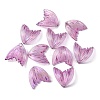 Fishtail Shape Transparent Acrylic Pendants TACR-TAC0007-01D-2