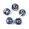 Handmade Porcelain Beads X-PORC-S498-60-3