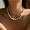 Vintage Shell Pearl Round Beaded Collar Necklaces for Women CD1286-4