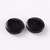 2-Hole Flat Round Resin Sewing Buttons for Costume Design BUTT-E119-34L-13-2