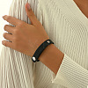 Punk Style Alloy & Imitation Leather Bangles WGDEE56-01-2