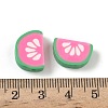 Fruit & Vegetable Theme Handmade Polymer Clay Beads CLAY-F006-02O-3