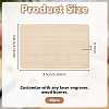 20Pcs Unfinished Wood Card Sheet WOOD-OC0004-48A-2