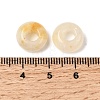 Natural Yellow Jade European Beads G-G740-14x8mm-43-3
