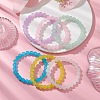 6Pcs 6 Colors 8mm Round Imitation Jade Glass Beaded Stretch Bracelet Sets BJEW-JB10774-2