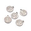 Non-Tarnish 201 Stainless Steel Pendants STAS-C057-23P-4