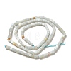 Natural Flower Amazonite Beads Strands G-B064-A21-3