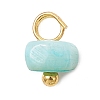 Dyed Natural Freshwater Shell Nuggets Charms PALLOY-JF05032-01-3