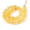 Heated Natural Citrine Beads Strands G-N327-08A-11-3