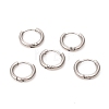 201 Stainless Steel Huggie Hoop Earrings EJEW-L250-01H-P-1