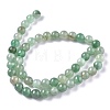 Natural Green Aventurine Beads Strands G-Q462-8mm-20A-4