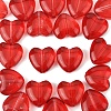20Pcs Transparent Spray Painted Glass Beads GLAA-YW0004-79C-1