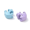 Spray Painted Alloy European Beads AL-CBA5B8E-04-2