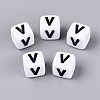 Opaque Acrylic Beads SACR-N020-04A-V-1