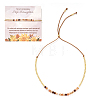 Bohemian Style Brass Beads Slider Breacelets for Women TO7847-3-1