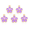 Alloy Enamel Charms X-ENAM-R059-02B-RS-1